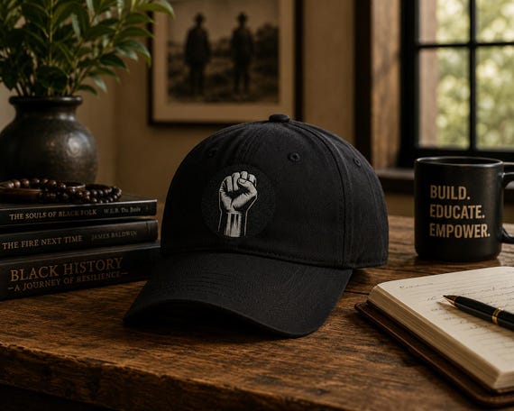 Woodcut Fist Cap | Embroidered Logo Hat