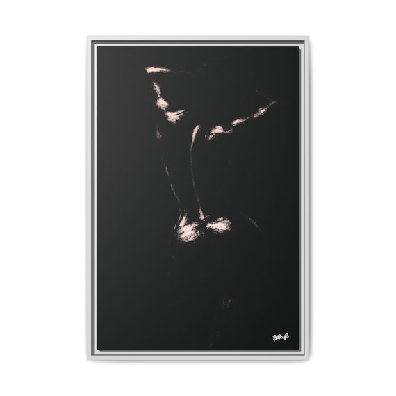 Contour  - Digital Art on Matte Canvas