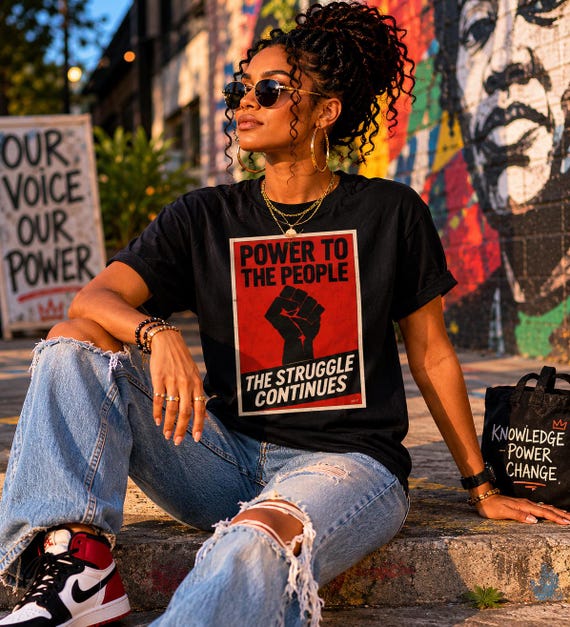 Power to the People Poster  T-Shirt