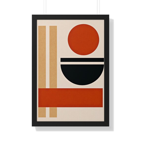 Solar Structure  (Limited Edition) -  Modern Abstract Framed Vertical Poster