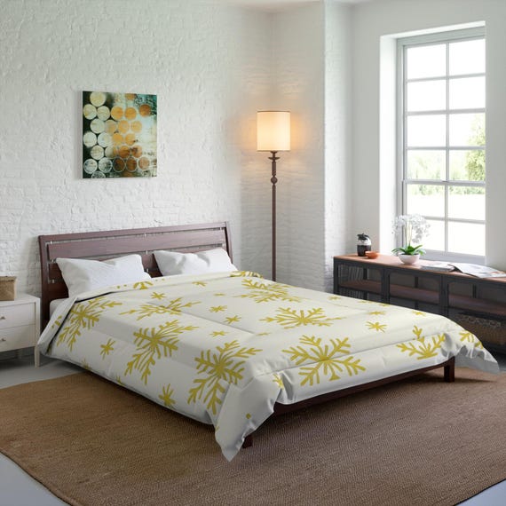 Golden Flurries Comforter (Cream Edition)