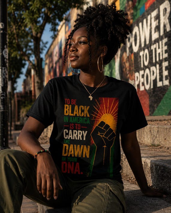 To Be Black in America T-Shirt | Black History Statement Tee