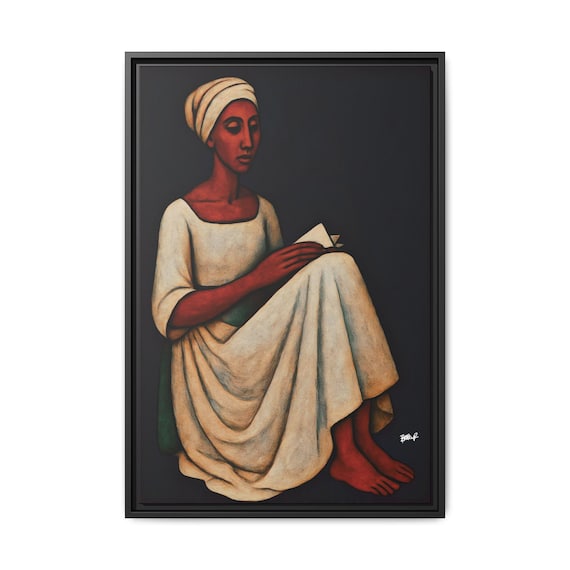 Delphine - Digital Art on Matte Canvas