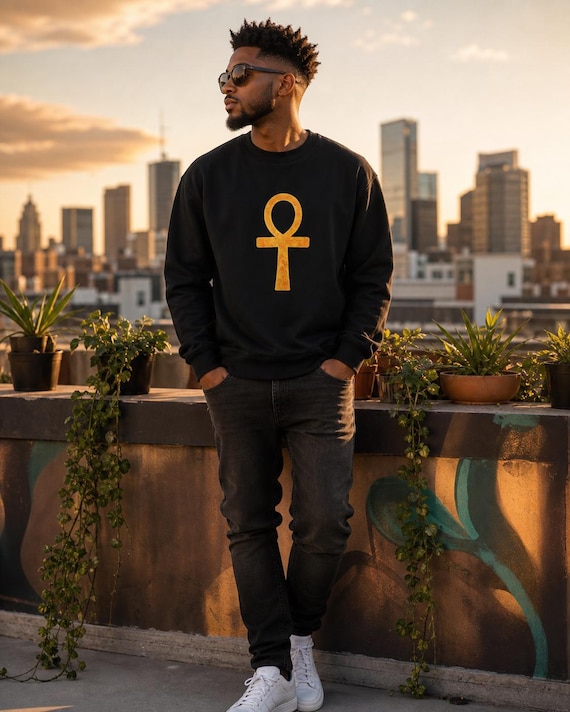 The Ankh - Graphic Print Unisex Heavy Blend™ Crewneck Sweatshirt