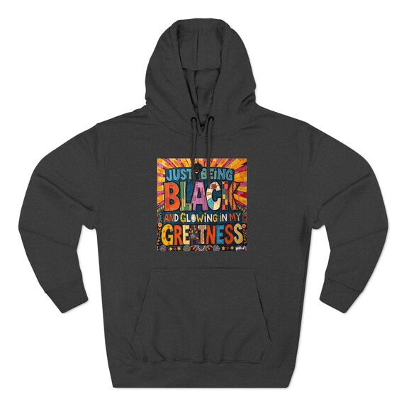 Black Greatness Unisex Pullover Hoodie
