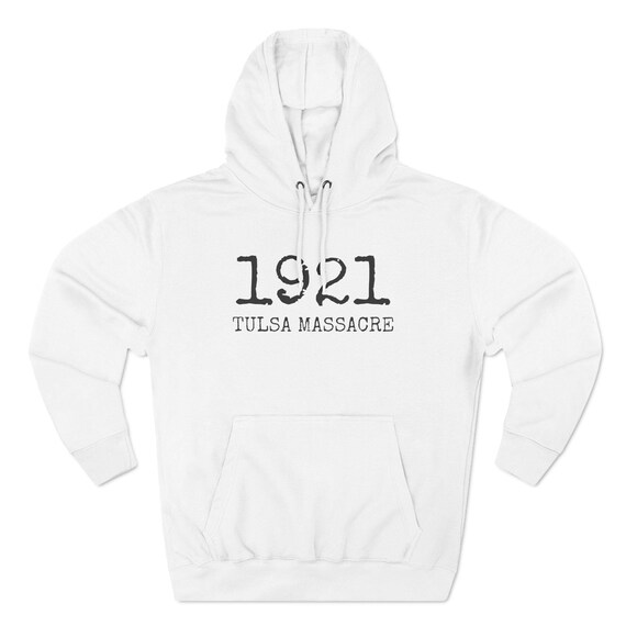 1921 Tulsa Massacre Pullover Hoodie: Black Wallstreet History