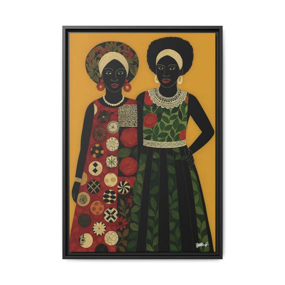 Sisters of the Lowcountry - Digital Art on Matte Canvas