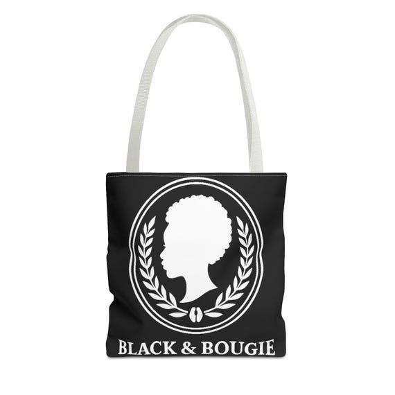 Black and Bougie Tote Bag | Bougie Chic Collection