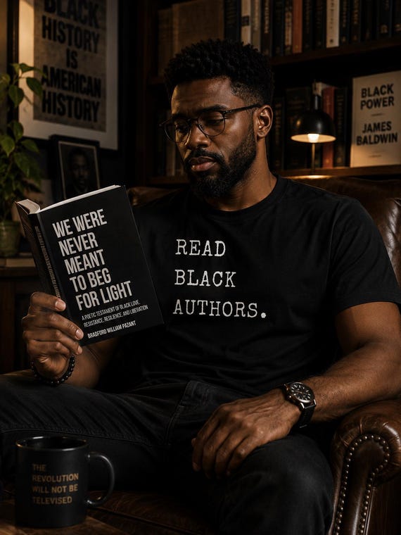 Read Black Authors T-Shirt | Literary Pride, Black Authors Tee