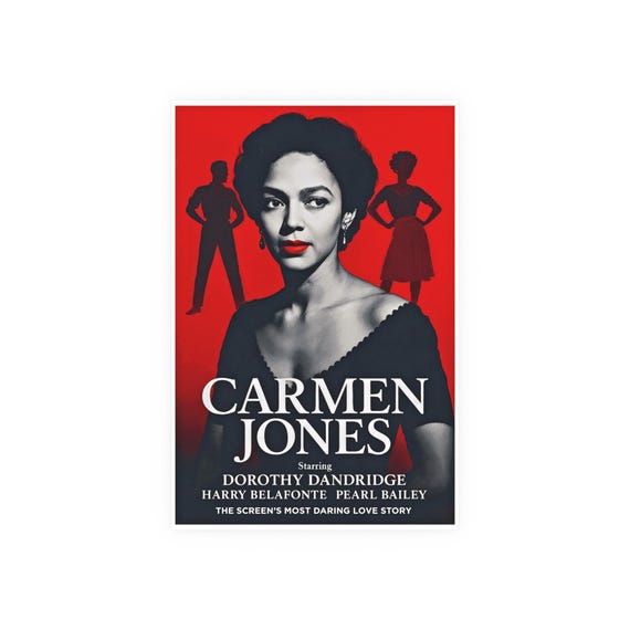 Carmen Jones Modernized - Satin and Archival Matte Poster