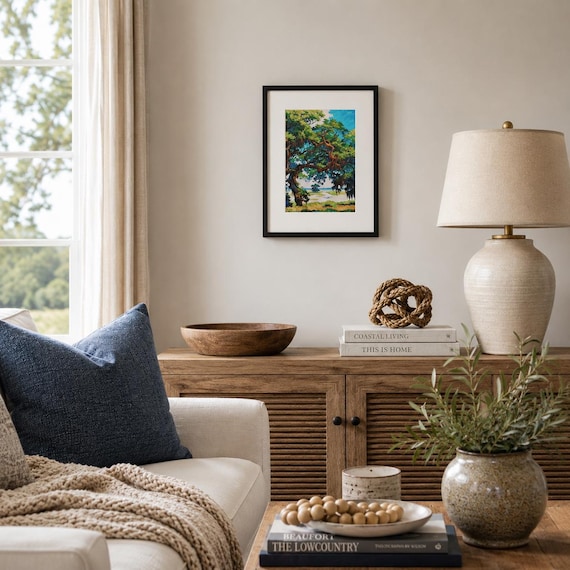 Beaufort Blue & Bark -  Framed poster | Matte