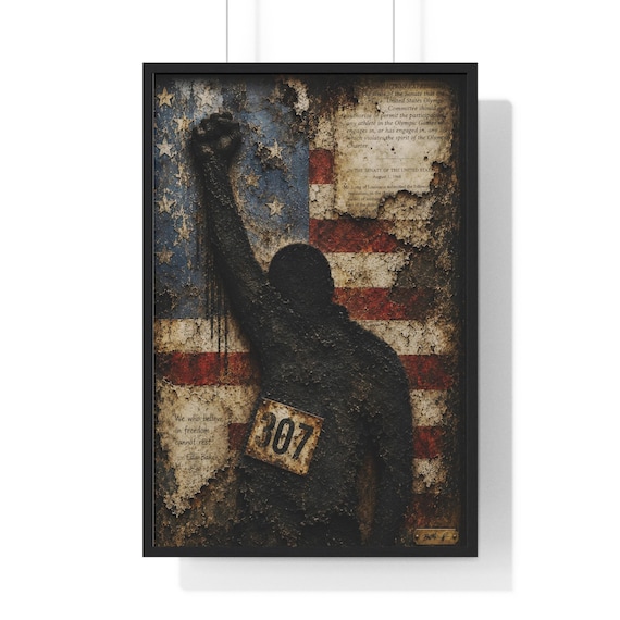 What Remains - Museum-Style Mixed Media Protest Art Poster Print -- LIMITED PRINT