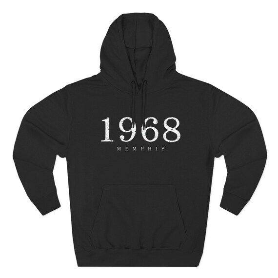 1968 Memphis Pullover Hoodie – Unisex Warm Fleece Sweatshirt