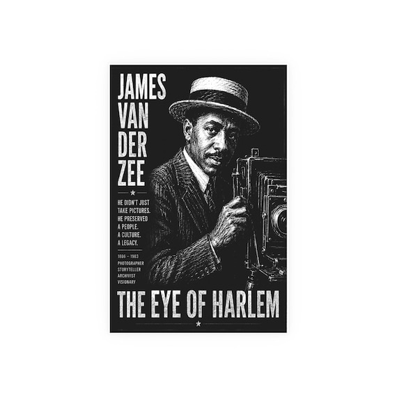 James Van Der Zee Poster Satin and Archival Matte Posters | Vintage Harlem Photography