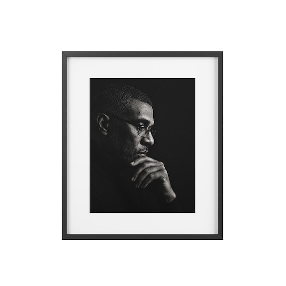 Contours of Thought - Fine Art Portrait Framed Poster | Matte