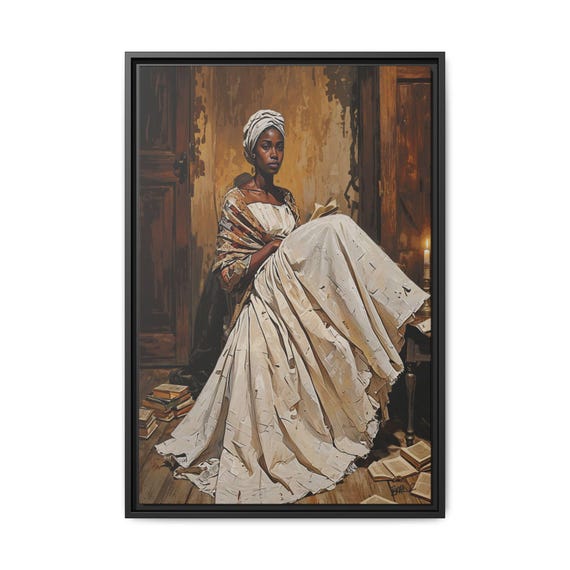 Delphine - Digital Art on Matte Canvas