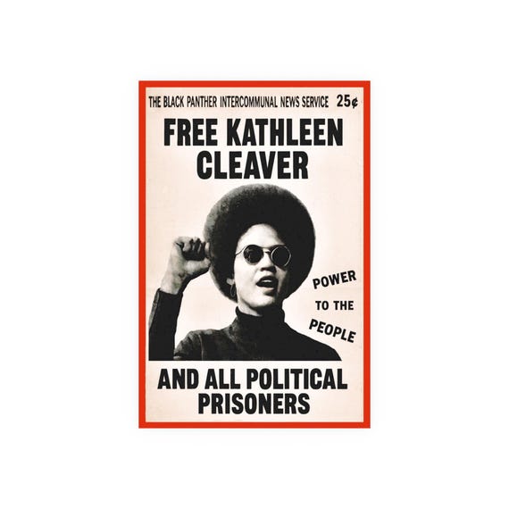 Free Kathleen Cleaver - Modern Gallery Style Wall Art