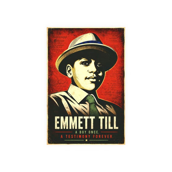 A Testimony Forever - Emmett Till -  Poster Satin and Archival Matte Posters | Vintage Harlem Photography
