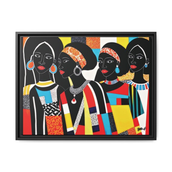 Ladies Who Lunch - Digital Art on Matte Canvas