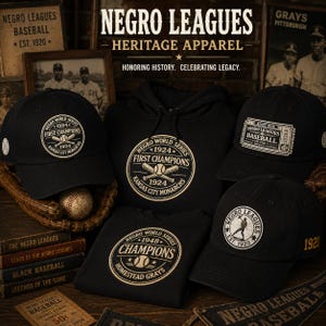 1924 First Champs - Kansas City Monarchs Cap | Gestickte Logo-Mütze Bild 7