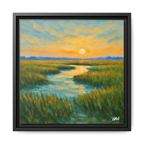 Lowcountry Light - Digital Art on Matte Canvas