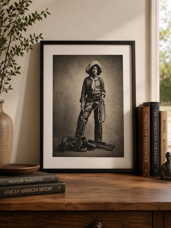 Nat Turner: The Unwritten Portrait -  Framed Digital Art Print