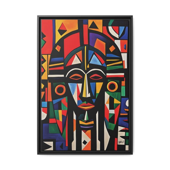 Ancestral Guardian - Digital Art on Matte Canvas