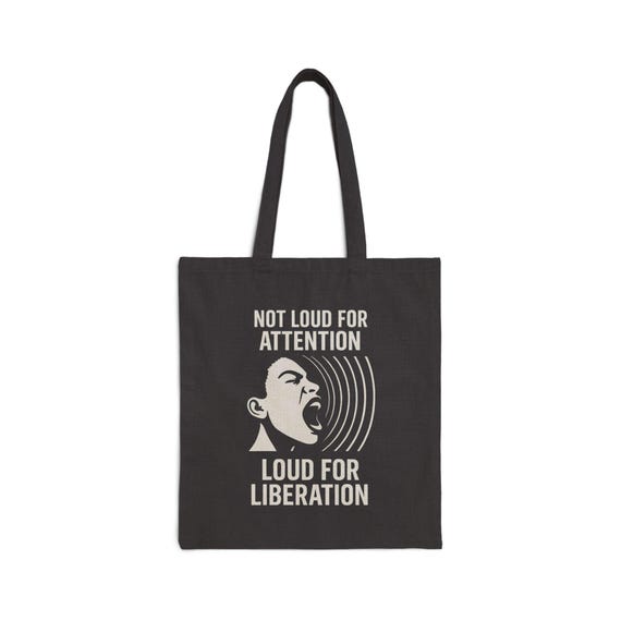 Social Justice Tote Bag: Eco-Friendly Cotton Canvas Activism Bag
