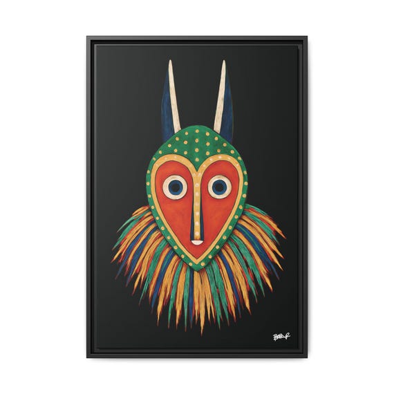 Guardian of the Threshold - Digital Art on Matte Canvas