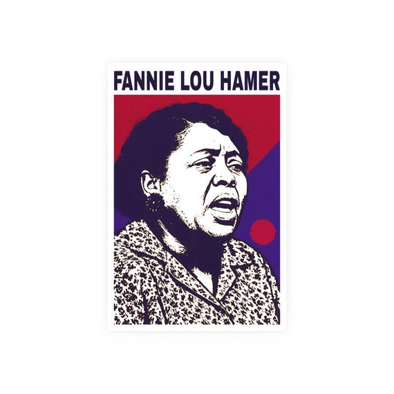 Fannie Lou Hamer - Modern Gallery Style Wall Art