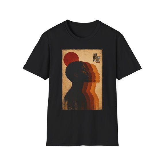 I Am Because We Are - Portrait T-Shirt | Vintage Jazz Icon Tee