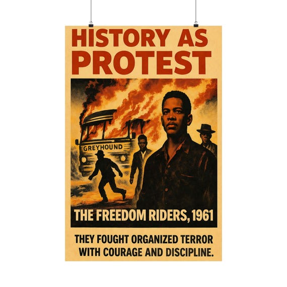 History as Protest - They Rode Into Terror - Freedom Riders 1961