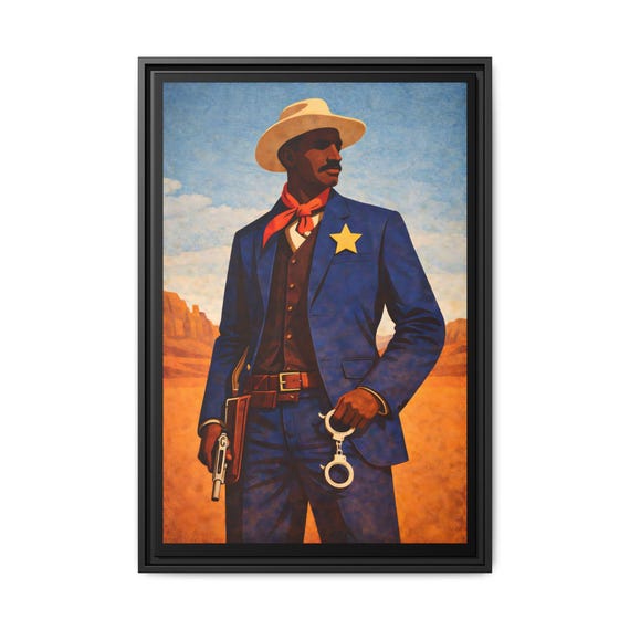 Bass Reeves (Riders of the Horizon Series) - Digital Art on Matte Canvas