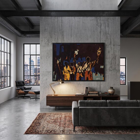 The Uprising - Digital Art on Matte Canvas