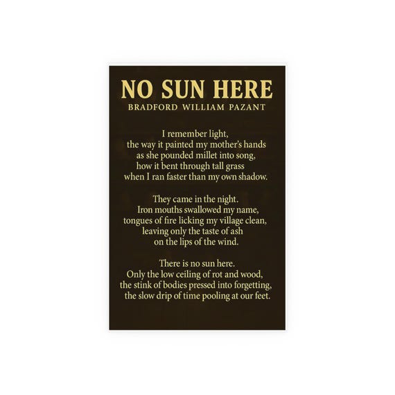 No Sun Here - Modern Gallery Style Wall Art