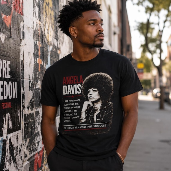 Angela Davis T-Shirt | Civil Rights Icon, Political Activist Tee
