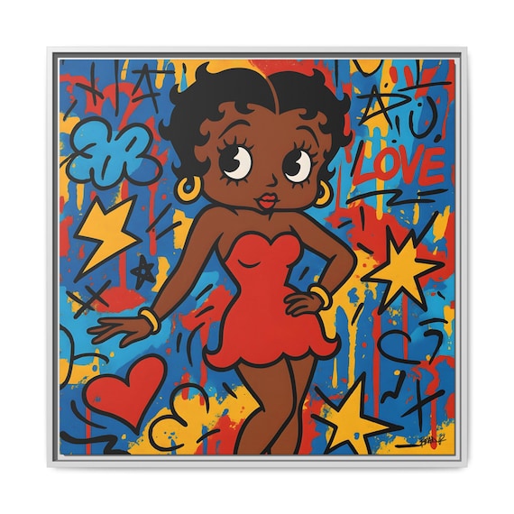 She Was Always Black - Digital Art on Matte Canvas
