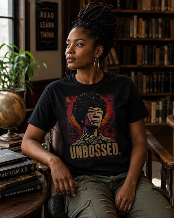 Unbossed Shirley Chisolm  Graphic T-Shirt