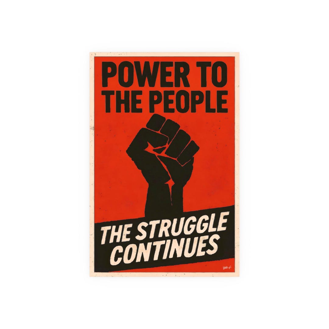 Power to the People - Vintage Resistance Art, Civil Rights History ...