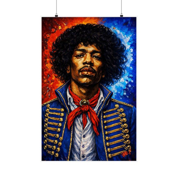 Electric Prophet - Digital Art Poster