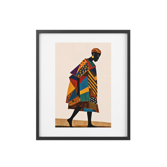 A Patchwork Journey -  Framed poster | Matte