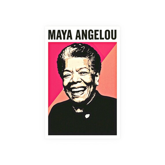 Maya Angelou - Modern Gallery Style Wall Art