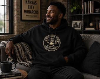 1924 NBL World Series Kordelzug Hoodie | Baseball Tribute an Negro Leagues