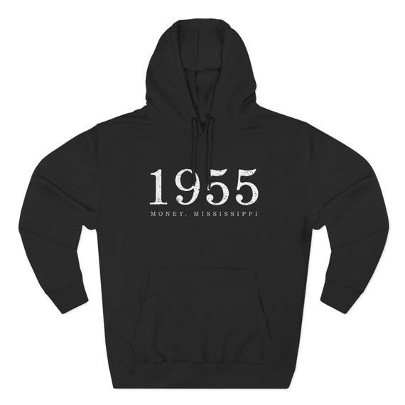 1955 Money Mississippi Pullover Hoodie, Unisex Warm Fleece Comfort