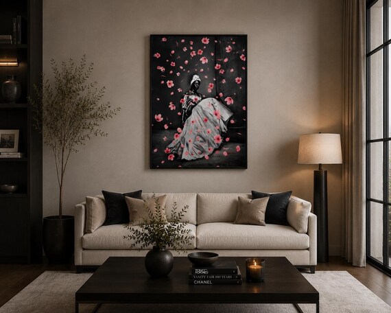 Beauté Noir - Fine Digital Art Print