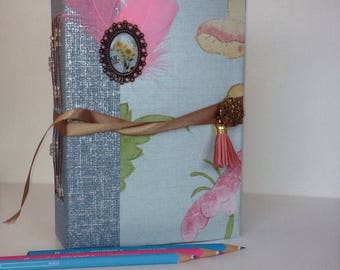 Book journal ,junk journal , gift, upcycled, memories book, scrapbook, diary, notebook,handmade