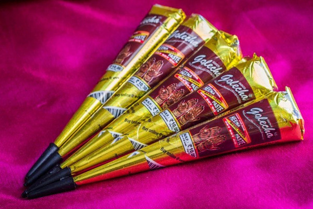 Brown Henna Mehandi Cones Extra Dark Output Bridal Mehndi Party Wedding