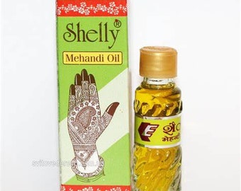 Shelly oil for henna stain darkening