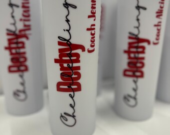 Vaso personalizado con tapa y pajita