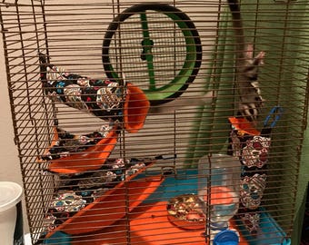 Sugar Glider cage liner/bedding set! (Small/Medium)